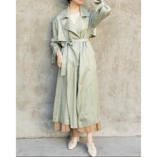 ランダ(RANDA)のRANDA♡グリーン　ロングコート　春服(ロングコート)