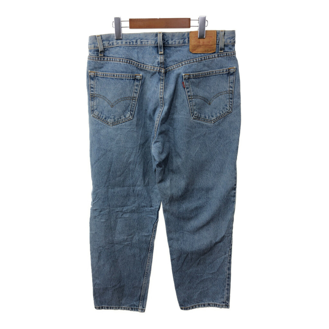 Levi's(リーバイス)の90年代 Levi's リーバイス 550 デニムパンツ アメカジ ブルー (メンズ W36 L29) 中古 古着 Q3477 メンズのパンツ(デニム/ジーンズ)の商品写真