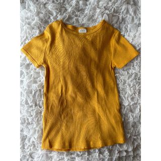 ザラキッズ(ZARA KIDS)のからしイエロー　Tシャツ　ZARA(Tシャツ/カットソー)