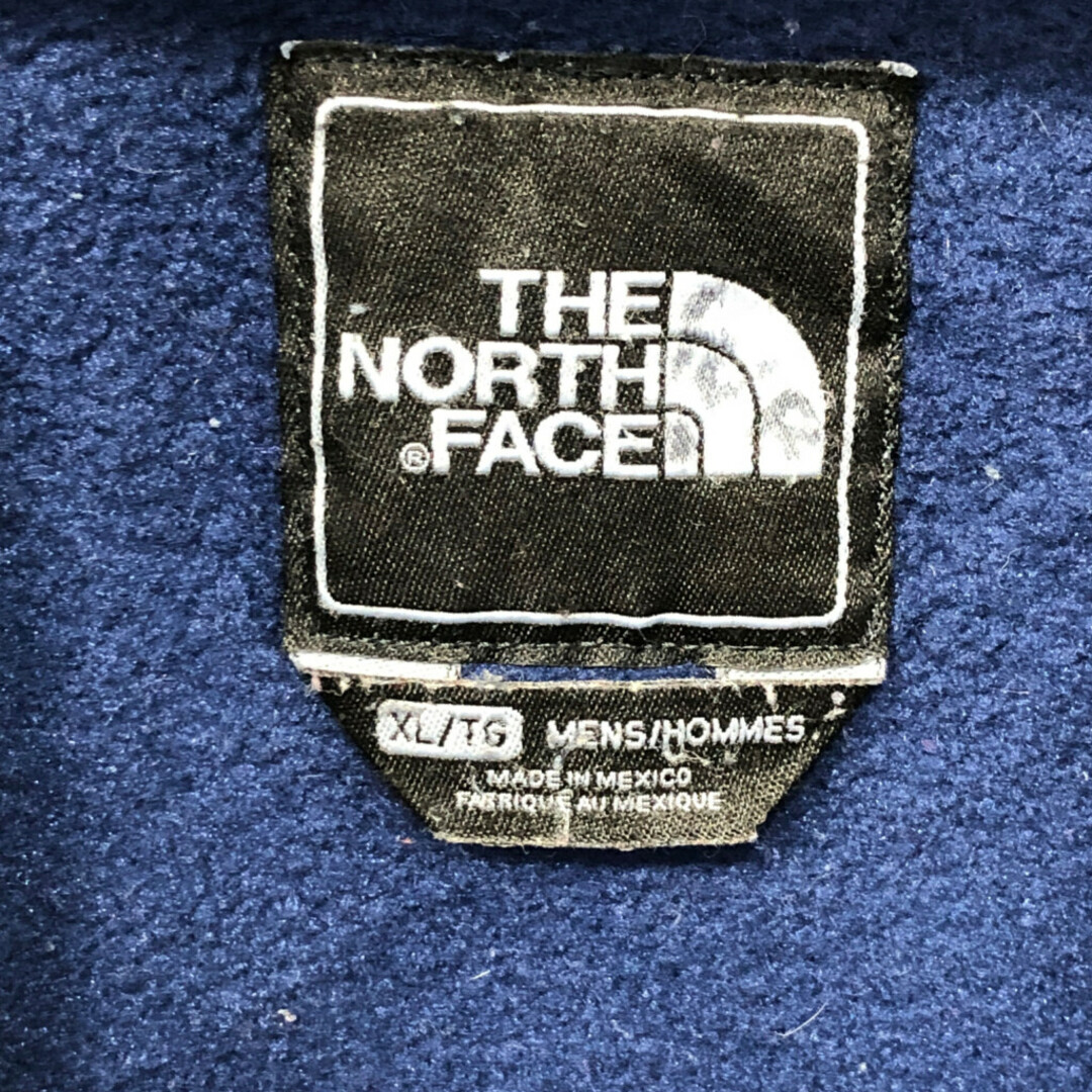 THE NORTH FACE(ザノースフェイス)のTHE NORTH FACE ノースフェイス Denali デナリ POLARTEC ポーラテック フリースジャケット アウトドア ブルー (メンズ XL) 中古 古着 Q3485 メンズのジャケット/アウター(その他)の商品写真