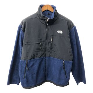 ザノースフェイス(THE NORTH FACE)のTHE NORTH FACE ノースフェイス Denali デナリ POLARTEC ポーラテック フリースジャケット アウトドア ブルー (メンズ XL) 中古 古着 Q3485(その他)