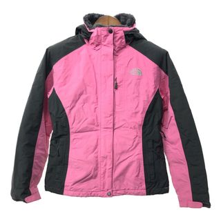 ザノースフェイス(THE NORTH FACE)のTHE NORTH FACE ノースフェイス HYVENT 中綿 フリース マウンテンパーカー アウトドア ピンク (レディース M) 中古 古着 Q3493(その他)