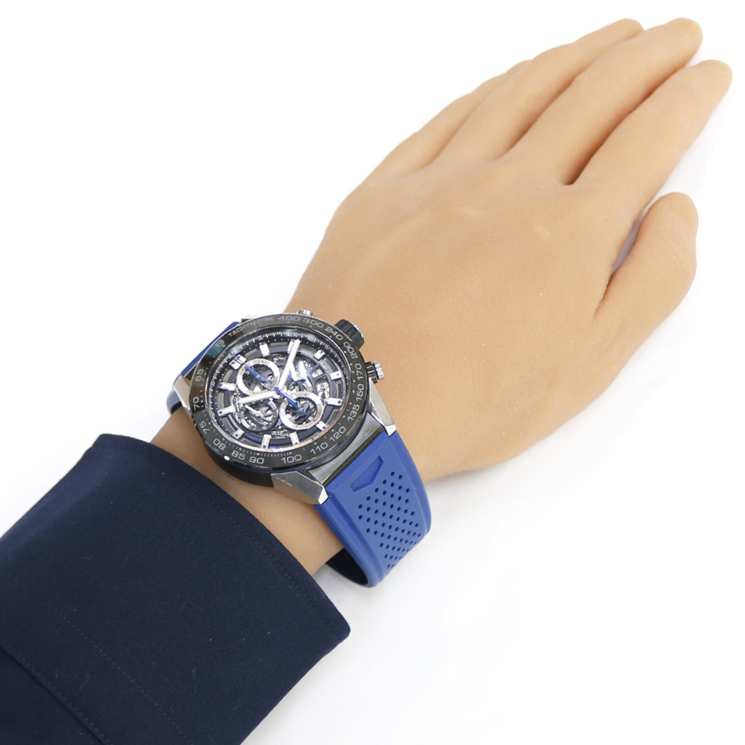 TAG Heuer(タグホイヤー)のタグホイヤー カレラ キャリバーホイヤー01 腕時計 時計 ステンレススチール CAR2A1T-0 自動巻き メンズ 1年保証 TAG HEUER  中古 メンズの時計(腕時計(アナログ))の商品写真