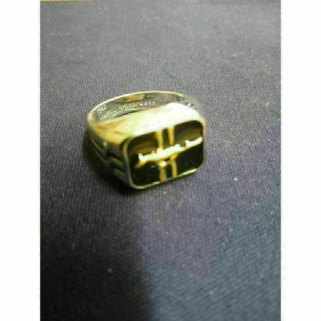 【R079】リング　メンズ　指輪　ゴールド　ホース　馬　アクサセリー　20号 メンズのアクセサリー(リング(指輪))の商品写真