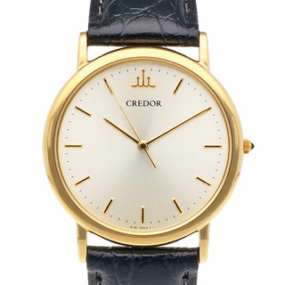 クレドール セイコー 腕時計 時計 18金 K18イエローゴールド 8J81-0AC0 クオーツ メンズ 1年保証 CREDOR SEIKO  中古(腕時計(アナログ))