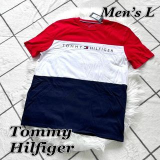 トミーヒルフィガー(TOMMY HILFIGER)の新品 トミー ヒルフィガー メンズ Tシャツ トップス おしゃれ 半袖(Tシャツ/カットソー(半袖/袖なし))