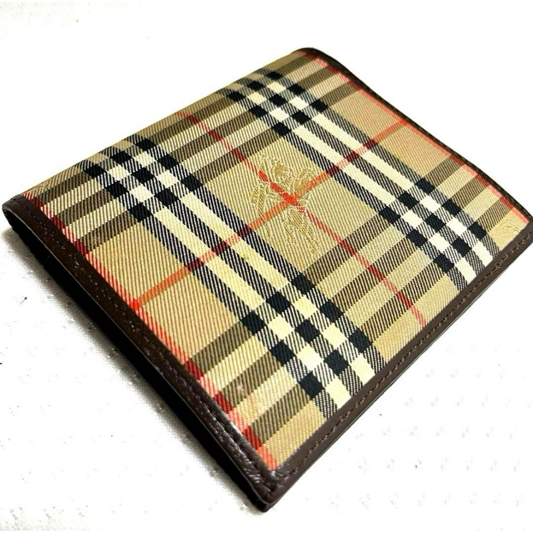 ✨極美品✨BURBERRY バーバリー　折り財布　ノバチェック　シャドーホース レディースのファッション小物(財布)の商品写真