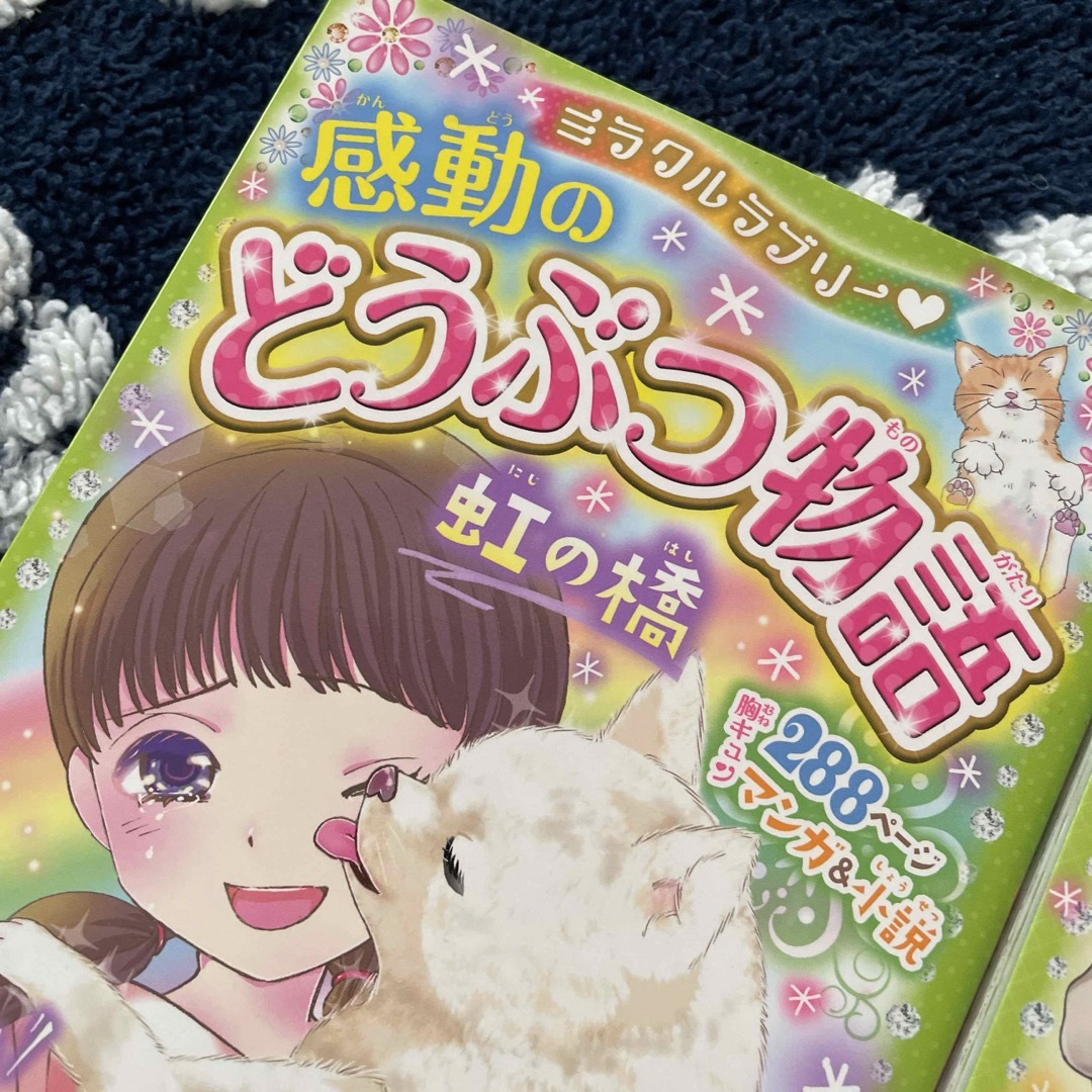 ミラクルラブリー〓感動のどうぶつ物語　夢の階段、虹の橋2冊セット エンタメ/ホビーの本(絵本/児童書)の商品写真