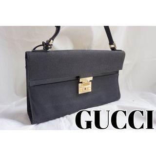 グッチ(Gucci)のGUCCI グッチ　ハンドバッグ　キャンバストートバッグ(ハンドバッグ)