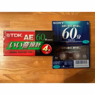 ティーディーケイ(TDK)のカセットテープ 60分　6本　未使用品(その他)