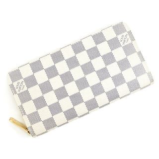 ルイヴィトン(LOUIS VUITTON)のルイ ヴィトン ジッピー ウォレット ラウンドファスナー 長財布 ダミエアズール ホワイト 白 ゴールド金具 N60019 箱付 LOUIS VUITTON（新品・未使用品）(長財布)