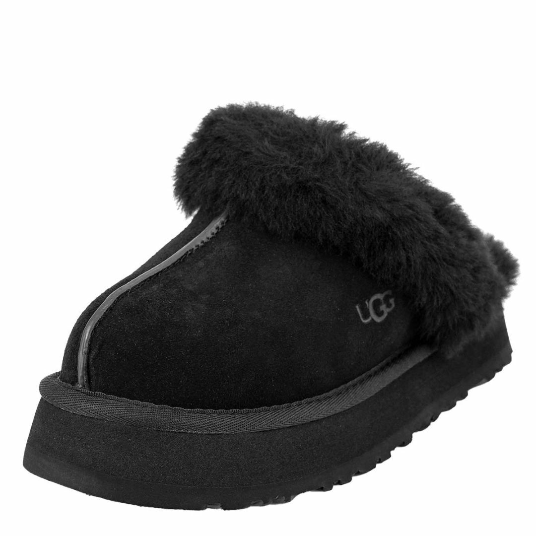 UGG(アグ)のUGG アグ スリッポン 2024年春夏新作 1122550 DISQUETTE レディース スリッパ ディスケット 厚底 BLACK/BLK ブラック サイズ5 レディースの靴/シューズ(スリッポン/モカシン)の商品写真