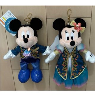 Disney - ディズニー　ファンタジースプリングス　ミッキー　ミニー　ぬいぐるみバッジ　ぬいば