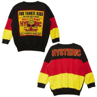 ヒステリックミニ(HYSTERIC MINI)のHYSTERIC MINI holy baby3色トレーナー　ブラック(ジャケット/上着)