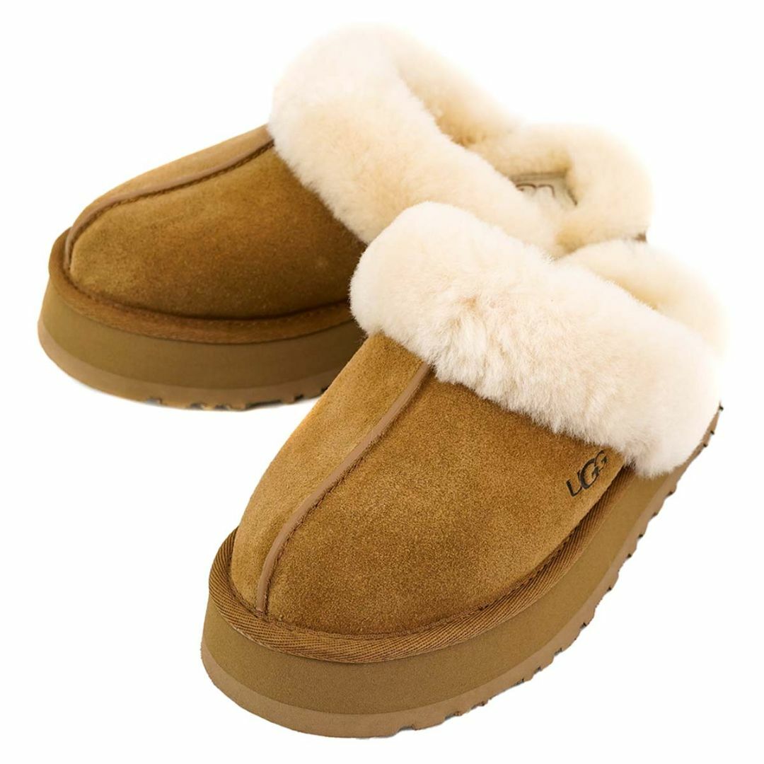 UGG(アグ)のUGG アグ スリッポン 2024年春夏新作 1122550 DISQUETTE レディース スリッパ ディスケット 厚底 CHESTNUT/CHE チェスナット サイズ5 レディースの靴/シューズ(スリッポン/モカシン)の商品写真