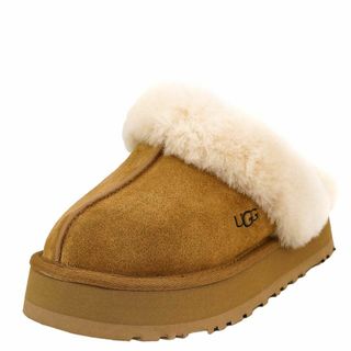 アグ(UGG)のUGG アグ スリッポン 2024年春夏新作 1122550 DISQUETTE レディース スリッパ ディスケット 厚底 CHESTNUT/CHE チェスナット サイズ5(スリッポン/モカシン)