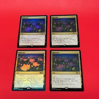 マジックザギャザリング(マジック：ザ・ギャザリング)のMTG 睡蓮の原野　日本語　foil 4枚(シングルカード)