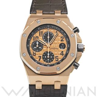 オーデマピゲ(AUDEMARS PIGUET)の中古 オーデマ ピゲ AUDEMARS PIGUET 26470OR.OO.A002CR.01 ピンクゴールド /ブラック メンズ 腕時計(腕時計(アナログ))