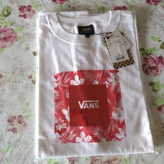 ヴァンズ(VANS)のVANS　フラワー柄　泊プリント　ボックスロゴTee(Tシャツ/カットソー(半袖/袖なし))