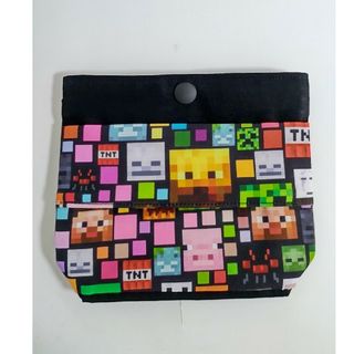 移動ポケット　蓋なし　マイクラ　①(外出用品)