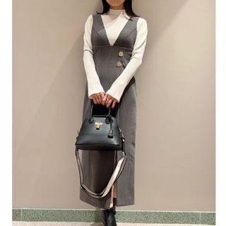 スナイデル(SNIDEL)の【美品】SNIDEL  Iラインジャンスカ(ロングワンピース/マキシワンピース)