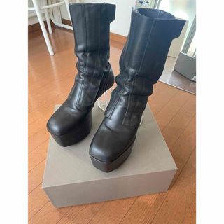 Rick Owens Biker Platform Boots  43