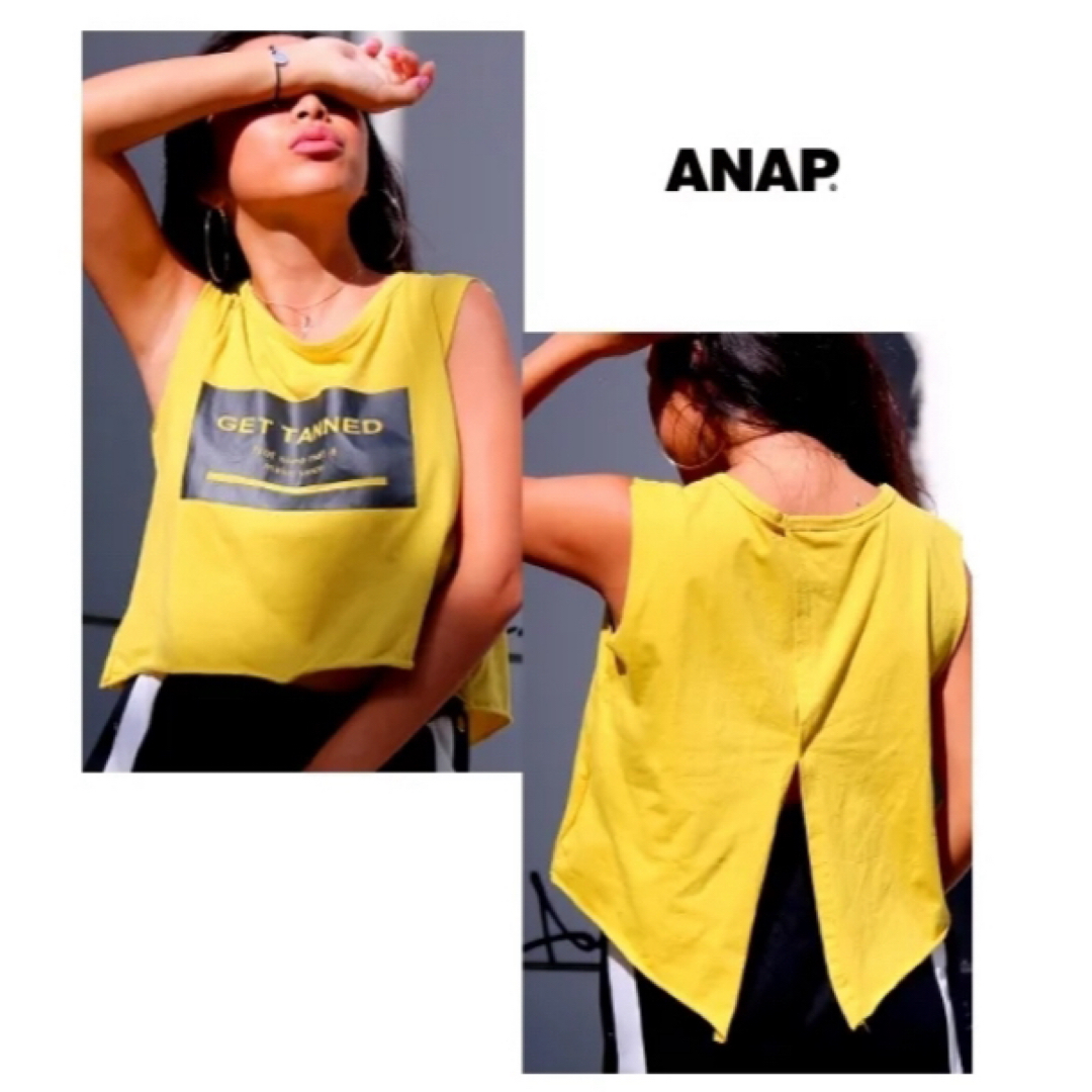 ANAP(アナップ)のANAP バックオープンタンクトップ レディースのトップス(Tシャツ(半袖/袖なし))の商品写真