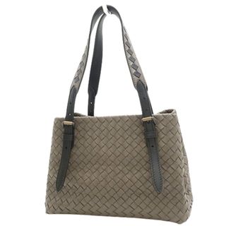 Bottega Veneta - BOTTEGAVENETA(ボッテガヴェネタ) イントレチャート ナッパ ミニ チェスタバッグ トートバッグ ハンド ショルダー 肩掛け ミニトート レザー ブラウン茶 ブラック黒 ゴールド金具 レディース 40802093542【中古】【アラモード】