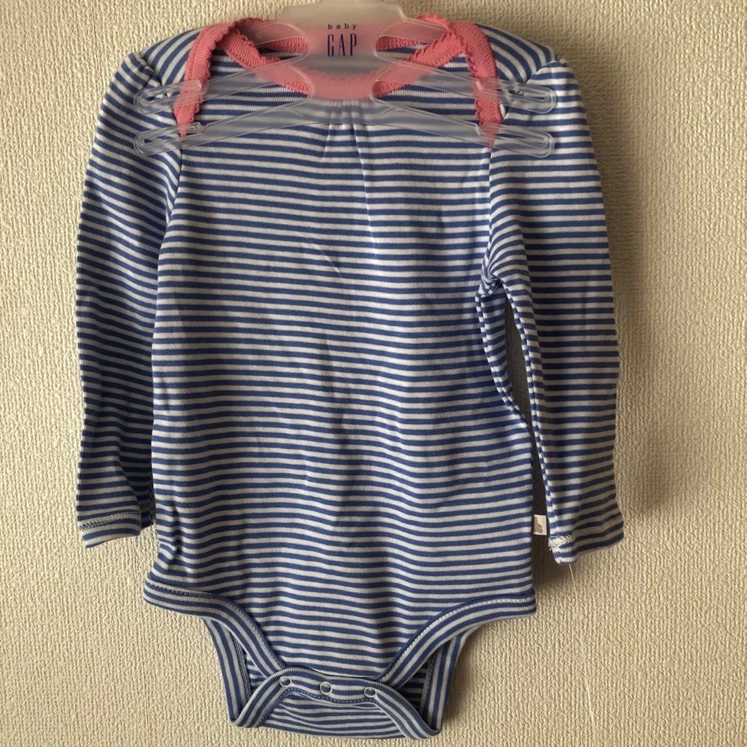 babyGAP(ベビーギャップ)のgap 新品70cmロンパース  3枚セット キッズ/ベビー/マタニティのベビー服(~85cm)(ロンパース)の商品写真