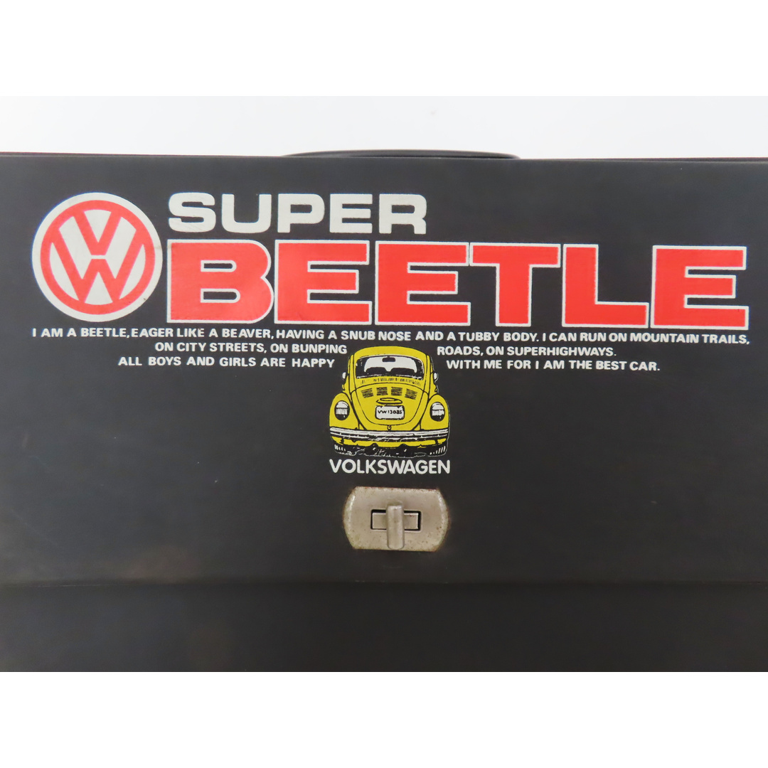 S02 レトロ VOLKSWAGEN フォルクスワーゲン SUPER BEETLE カセットテープケース ブラック/レッド まとめ インテリア/住まい/日用品のインテリア小物(小物入れ)の商品写真