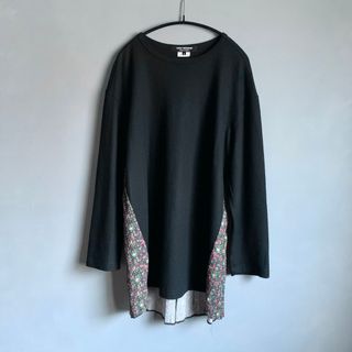 ジュンヤワタナベコムデギャルソン(JUNYA WATANABE COMME des GARCONS)のJUNYA WATANABE ドッキングニット コムデギャルソン 花柄 プリーツ(ニット/セーター)