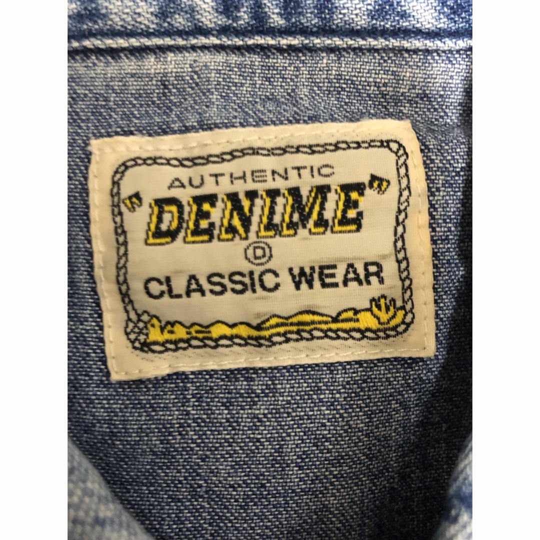 DENIME(ドゥニーム)の旧ドゥニーム　デニムウエスタンシャツ　オリゾンティ期 メンズのジャケット/アウター(Gジャン/デニムジャケット)の商品写真