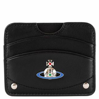 VIVIENNE WESTWOOD ヴィヴィアンウエストウッド カードケース 51120002 L001L NAPPA LEATHER HALF MOON CARD HOLDER レディース 薄型 オーブ N403 BLACK ブラック