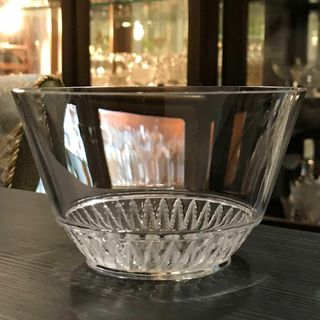 バカラ(Baccarat)の希少ラリックLaliqueシャンピニーChampigny★クリスタルサラダボウル(グラス/カップ)