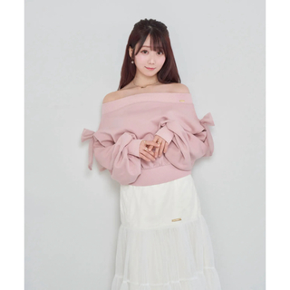 Rosé Muse off shoulder sweat top(トレーナー/スウェット)