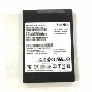 RW-174-SanDisk SATA 512GB SSD 2.5  1点(PCパーツ)