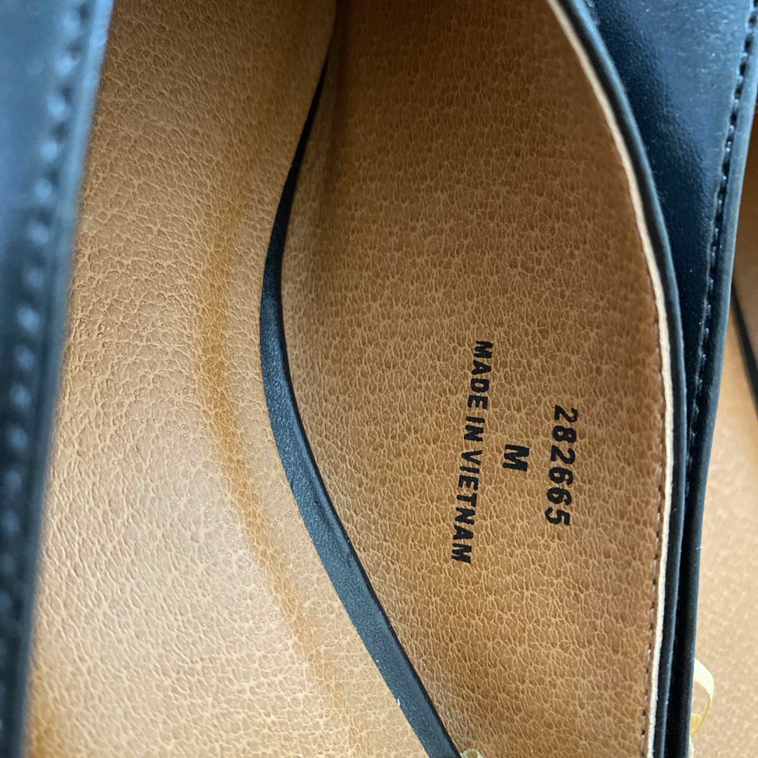 GU(ジーユー)のGU レディースサンダル　黒　M レディースの靴/シューズ(サンダル)の商品写真