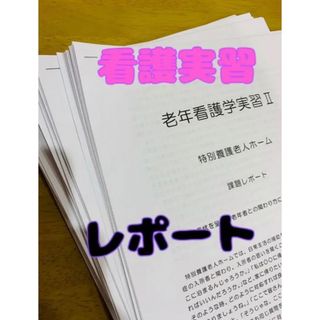 看護　実習　レポート(健康/医学)