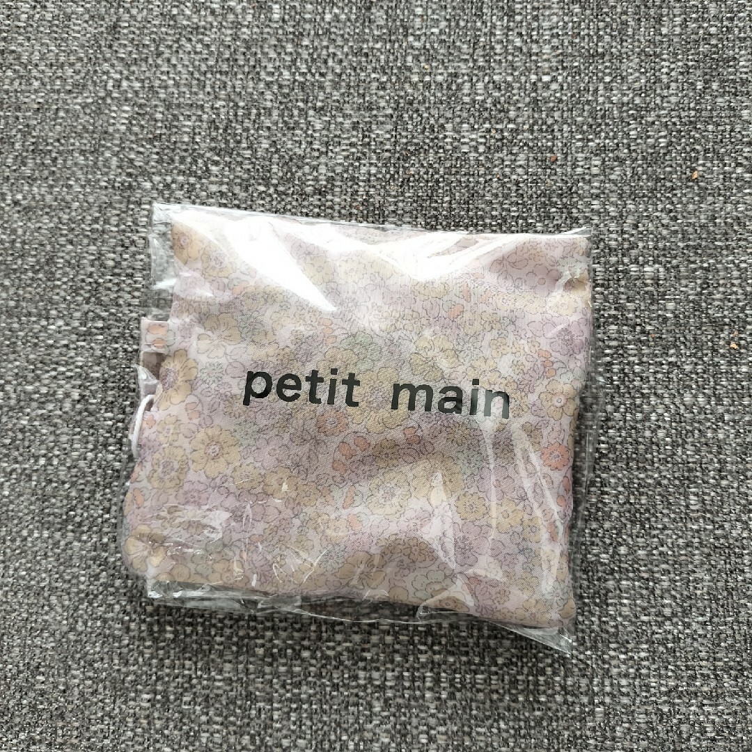 petit main(プティマイン)の新品　プティマイン　ポケッタブル　エコバッグ　手提げバッグ　手提げ袋　花柄 レディースのバッグ(エコバッグ)の商品写真