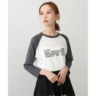 SLOBE IENA - スラブラグランロゴロンTEE スローブイエナ　今期　新品未使用　グレー