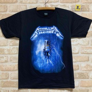 メタリカ　METALLICA  Tシャツ　Lサイズ　マイク(Tシャツ/カットソー(半袖/袖なし))