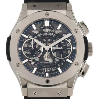 ウブロ(HUBLOT)のウブロ クラシックフュージョンアエロフュージョンクロノグラフチタニウム 525.NX.0170.LR TI 自動巻(腕時計(アナログ))