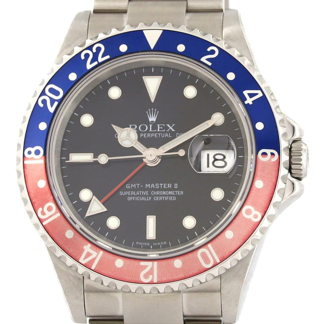ROLEX(ロレックス)のロレックス GMTマスターⅡ 16710 SS 自動巻 Z番 メンズの時計(腕時計(アナログ))の商品写真