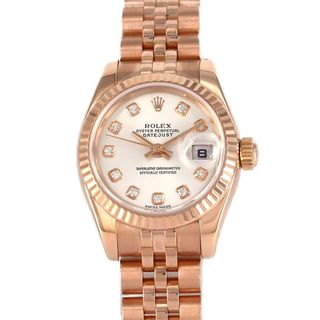 ロレックス(ROLEX)のロレックス デイトジャスト 179175G･5 PG･RG 自動巻 K番(腕時計)