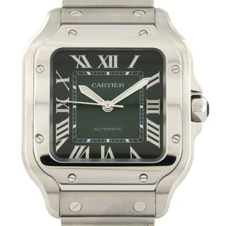 カルティエ(Cartier)の【新品】カルティエ サントス･ドゥ･カルティエ MM WSSA0061 SS 自動巻(腕時計(アナログ))