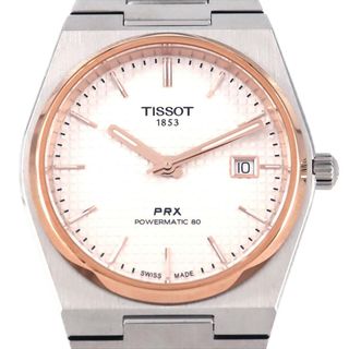 ティソ(TISSOT)の【新品】ティソ PRX PGコンビ T137.407.21.031.00 SSxGP 自動巻(腕時計(アナログ))