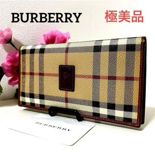 バーバリー(BURBERRY)の✨極美品✨BURBERRY バーバリー　長財布　ノバチェック　シャドーホース(財布)