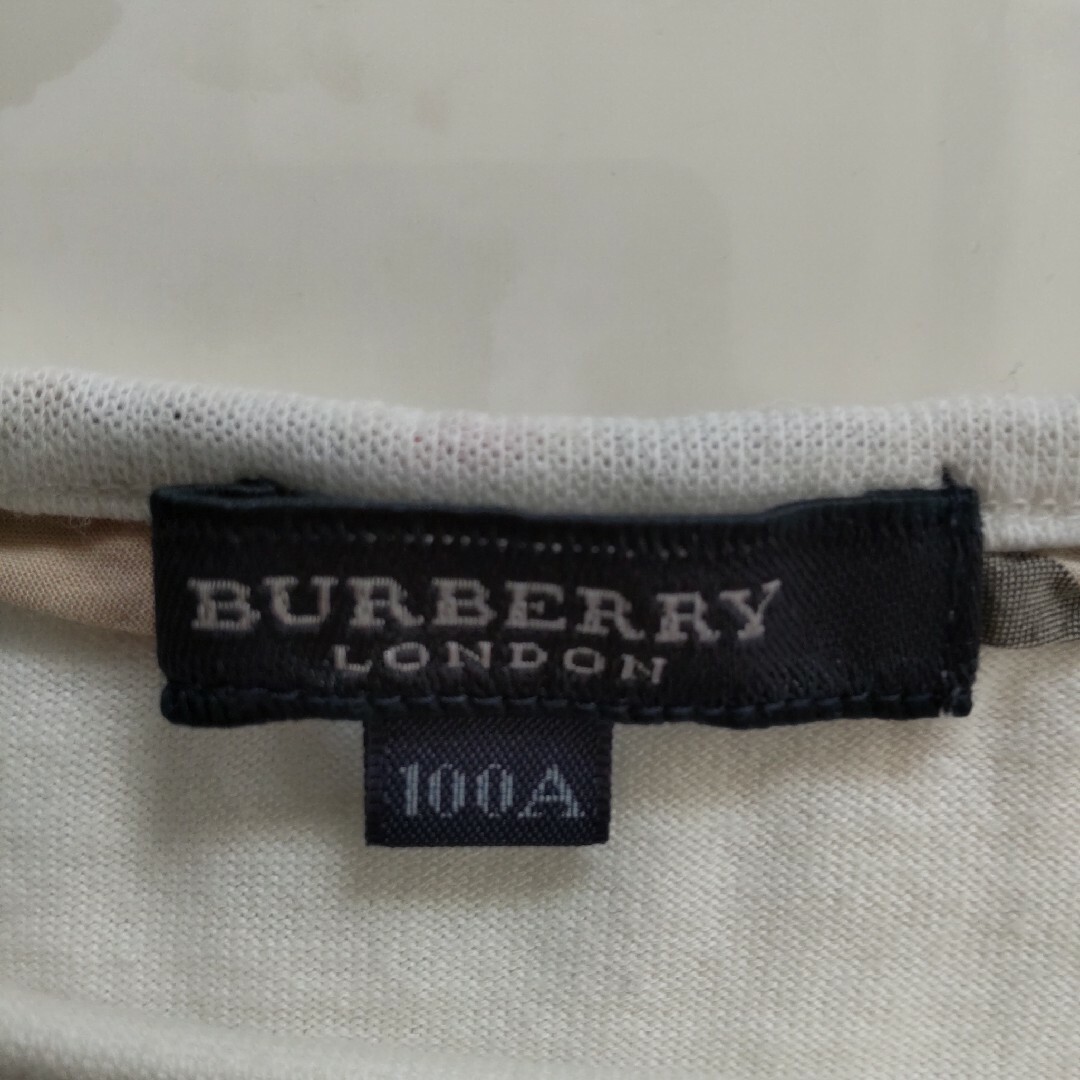 BURBERRY(バーバリー)のバーバリー 長袖Tシャツ サイズ100 キッズ/ベビー/マタニティのキッズ服男の子用(90cm~)(Tシャツ/カットソー)の商品写真