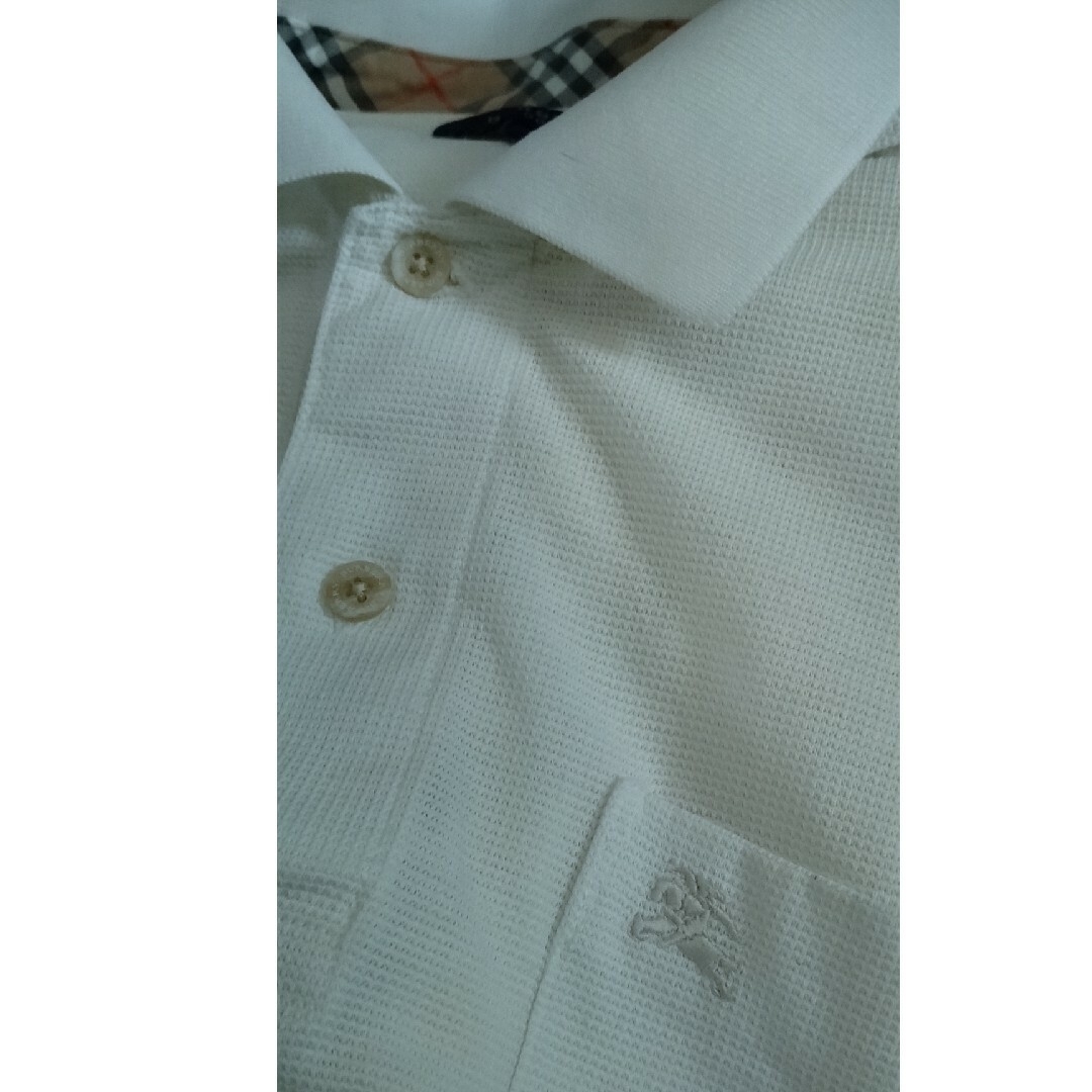 BURBERRY(バーバリー)のBURBERRY　ポロシャツ　ゴルフウエア　L メンズのトップス(Tシャツ/カットソー(半袖/袖なし))の商品写真