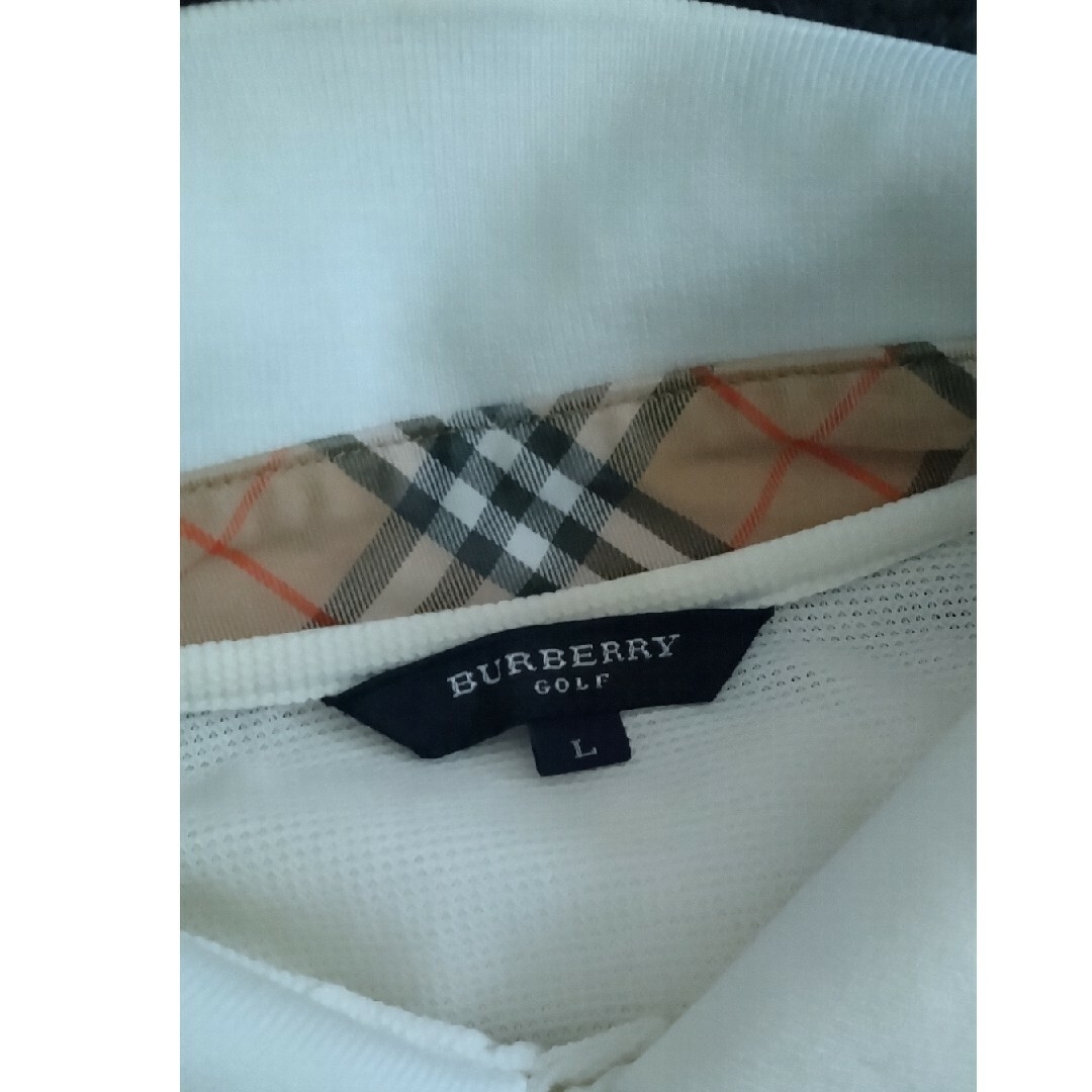 BURBERRY(バーバリー)のBURBERRY　ポロシャツ　ゴルフウエア　L メンズのトップス(Tシャツ/カットソー(半袖/袖なし))の商品写真